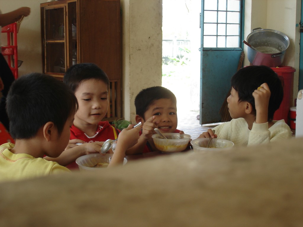 Lunch at the Baby Orphanage